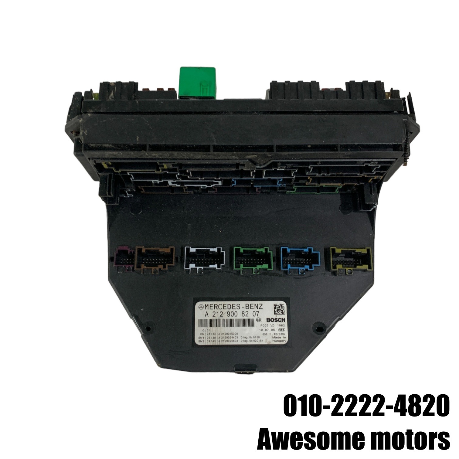 벤츠 X204 GLK220 CDI 4MATIC SAM 컨트롤 모듈 A2129008207 A2129006212