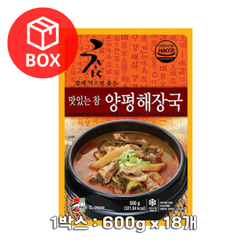 성일식품 양평해장국 600g 1박스(18개)