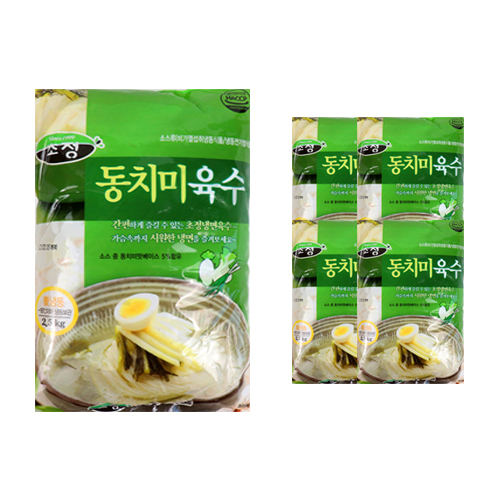 초정식품 동치미육수 벌크 2.5kg 1박스 4개입