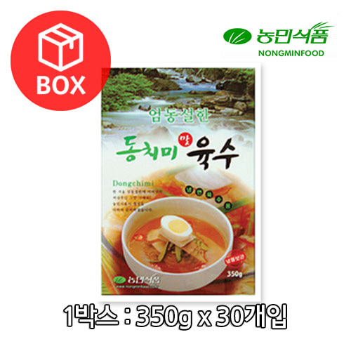 농민식품 동치미육수 350g 1박스(30개)