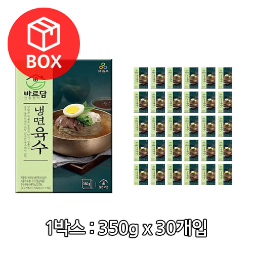 진수원 바르담 냉면육수 350g 1박스(30개)