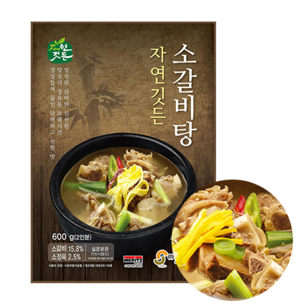 선봉식품 자연깃든 소갈비탕(실온) 600g 1박스(25개)