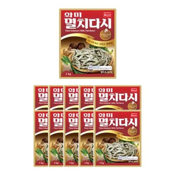 화미 멸치다시 1kg 1박스 10개입