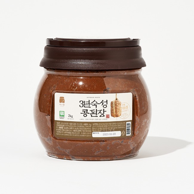 아나농 3년 숙성 전통 콩 수제된장 2kg