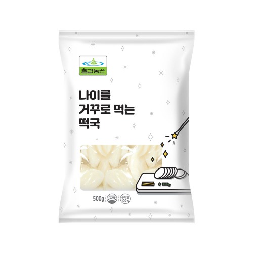 칠갑농산 나이를 거꾸로 먹는 떡국 500g 4봉