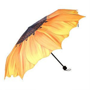 [해외]직구 해바라기 자외선 차단 초경량 접이식 우산
