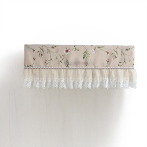 [해외] TOP신상 패션 캐주얼 거실 에어컨 먼지를 방지하는 꽃 인화 커버 덮개(2개묶음)