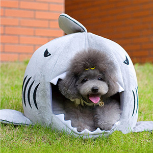 [해외]직구 상어 디자인 애완동물 하우스 (52X52X37)