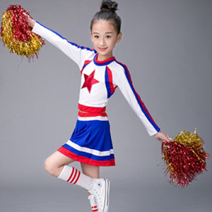 [해외] TOP신상 패션 캐주얼 남녀 아동 어린이날 응원단 제복 에어로빅 체조 댄스복