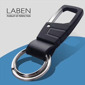 [해외]직구 LABEN 남성 자동차 키 체인 열쇠 고리 (검은)