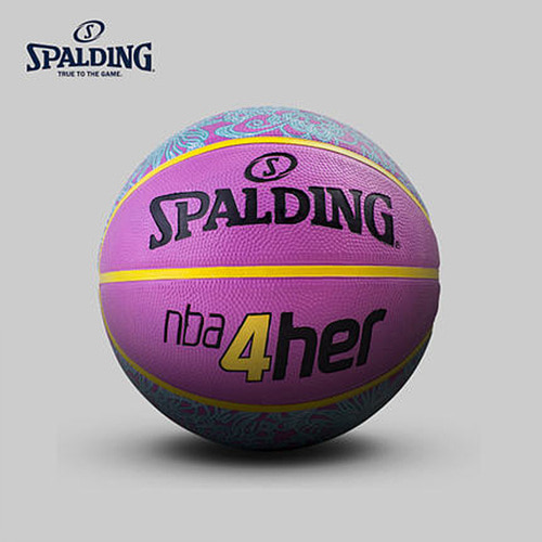 [해외]직구 SPLADING NBA4HER 시리즈 고무 농구공
