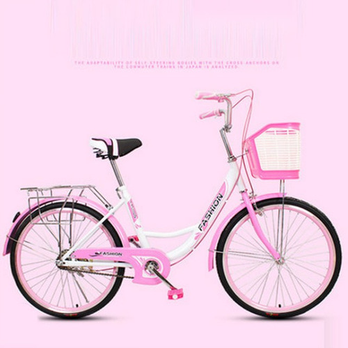 [해외] TOP신상 패션 캐주얼 일반 자전거 도시형 성인용 복고 공주 자전거