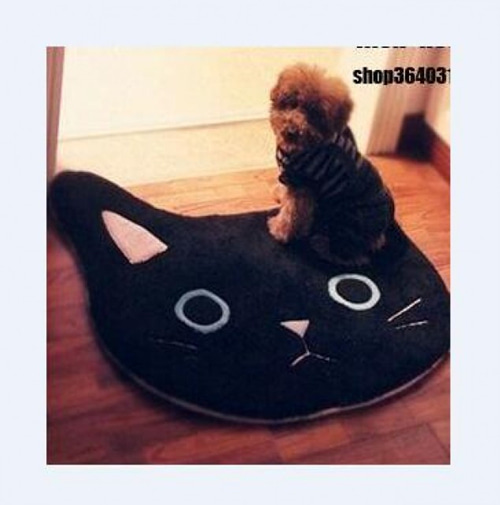 [해외] 귀여운 고양이 미끄럼 방지 캐릭터매트 카펫 거실카펫 침실카펫