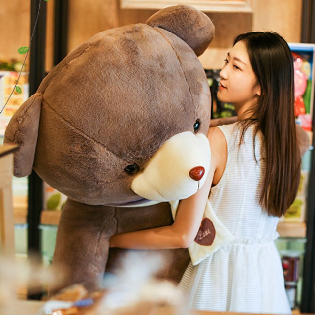 [해외] TOP신상 발렌타인데이 여친 선물 곰 테디 베어 봉제 인형(1m)