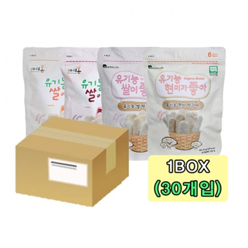 Viv 유기농 쌀이좋아 1BOX (20개입)