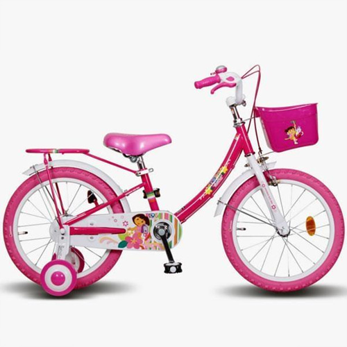 Dch 도라 16 18-삼천리자전거 어린이 아동용 캐릭터 네발 보조바퀴 자전거