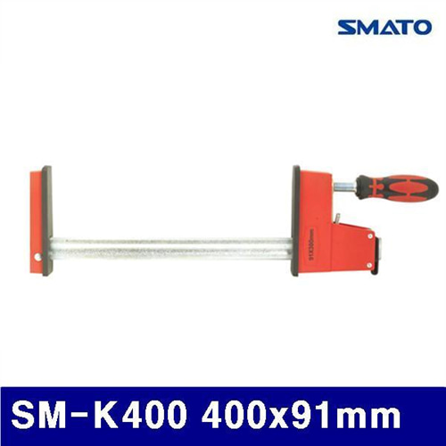 Dch (화물착불)스마토 1013199 목공용 L클램프 SM-K400 400x91mm (1EA)