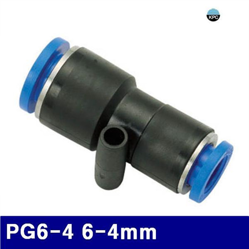 Dch 코리아뉴매틱 6221766 원터치피팅(PG타입) PG6-4 6-4mm (봉(10EA))