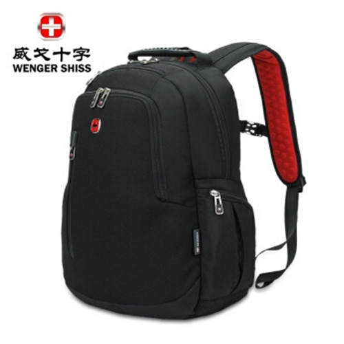 [해외] Wigo 크로스 15.6 노트북 가방 방수 스크래치 방지 블랙 패션 레저 여행 가방