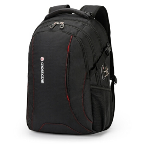 [해외] 스위스 어깨에 매는 가방 남자 비즈니스 캐주얼 노트북 가방 15.6 블랙