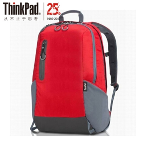[해외] 레노버 씽크 패드 노트북 가방 15.6 비즈니스 여행 레저 배낭 빨간색(大)