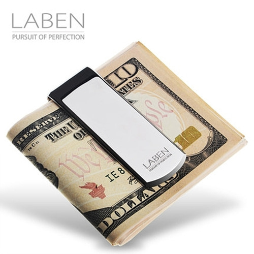 [해외]직구 LABEN 스테인레스 스틸 클립 지갑 (304 스테인레스 스틸)