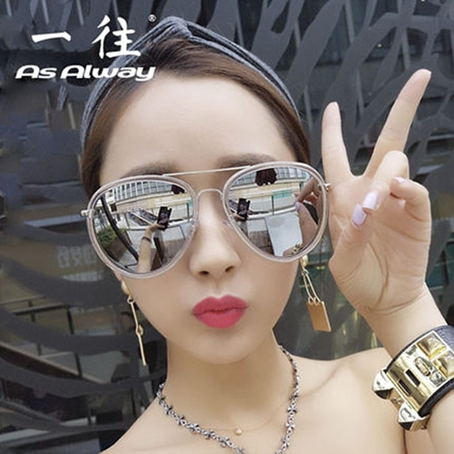 [해외]직구 ASALWAY 여성 컬러 반사거울 선글라스