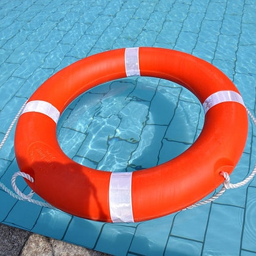 [해외]직구 수영장 전용 표준 가죽 플라스틱 구명 튜브 (표준 성인 모델)