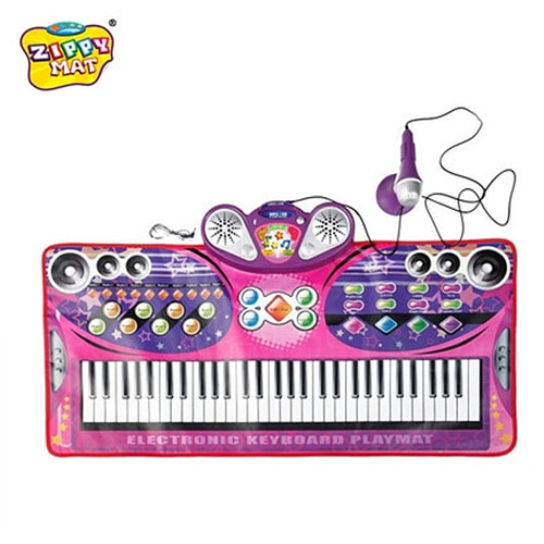 [해외]직구 ZIPPYMAT 어린이 담요 전자 학습 피아노 장난감