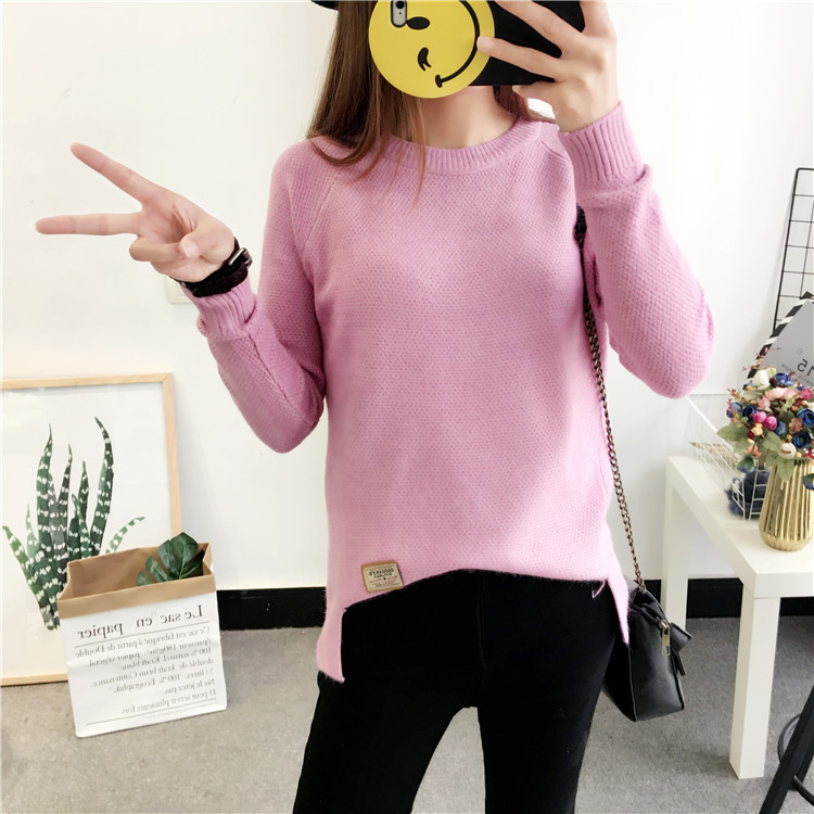 [해외] 0007_587 시오 색감이 참 예쁜 단색 긴팔 스웨터