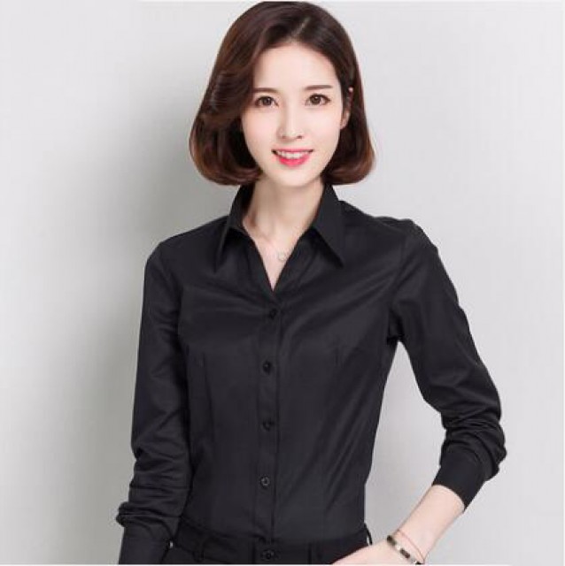 [해외] HOT신상 여성 캐주얼 남방 블랙 정장 티셔츠