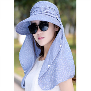 [해외] TOP신상 패션 캐주얼 여성 여름 비치 모자 자외선 차단 모자 야구 얼굴보호 썬캡