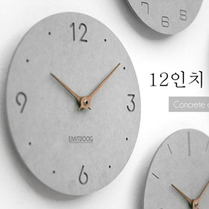 [해외] TOP신상 패션 캐주얼 벽시계 거실 복고풍 미니얼 가정용 아이디어 정은 시계