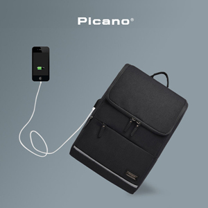 Mob picano정품 모던클래식 USB 스마트 백팩