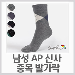 Viv R 색상랜덤-SF15 남성 AP 신사 중목/발가락 발가락양말 양말