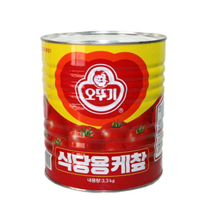 Dch (무)오뚜기 식당용케찹(캔)3.3kgX6개