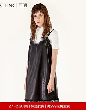 [해외] 패션 V 넥 낭만적인 검은 레이스 섹시한 스트랩 드레스