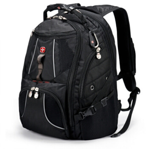 [해외] SWISSGEAR 어깨에 매는 가방 남성과 여성 노트북 가방 15.6 고용량 레저 배낭 블랙
