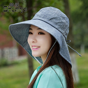 [해외]직구 SHUAIYA 여성 자외선 차단 페도라 모자