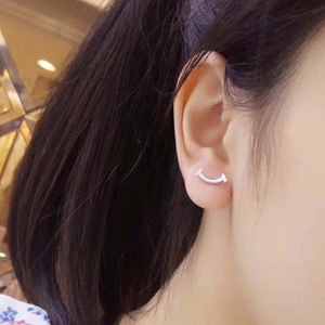 [해외] 925실버 스터드 T자형 귀걸이 OC