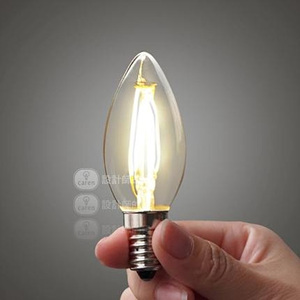 [해외]직구 디자이너 광원 2W E14 장식 촛불 백열 필라멘트 테일 램프는 LED 당겨 나사
