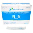 청훈메디-정림 일회용 주사침 1통 100개입 60mm-23G~24G/26G-90mm