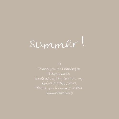 [하진이네무드] summer season 2.