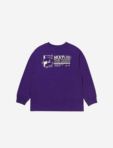 KIDS KICKIN LONGSLEEVE - PURPLE brownbreath