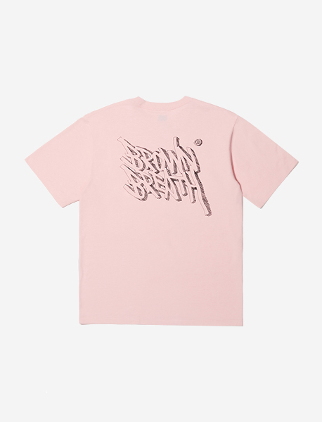 TAG SKETCH TEE - PINK brownbreath