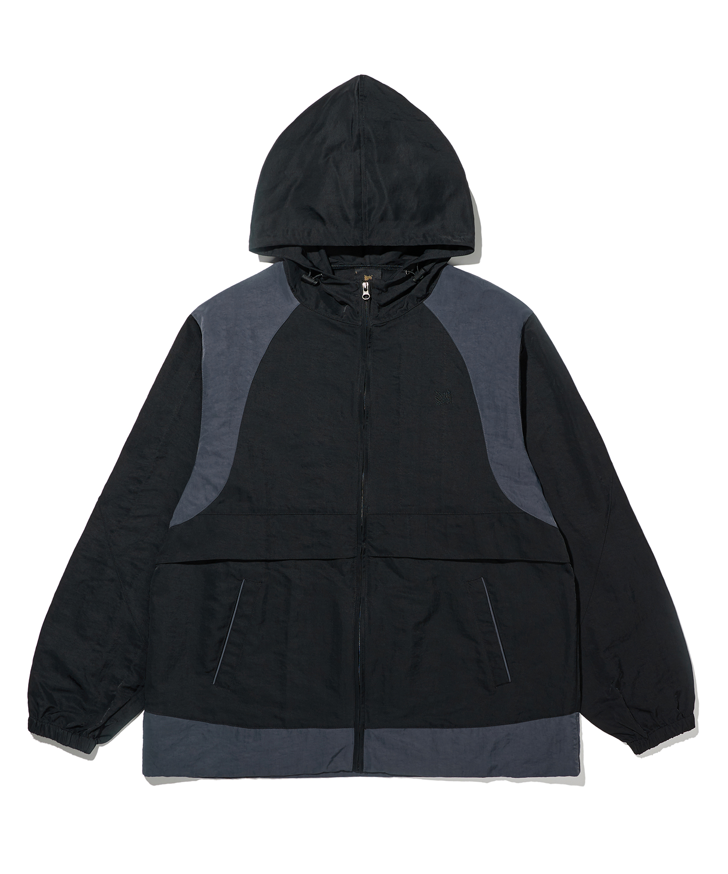 NYLON LINE JACKET - BLACK brownbreath