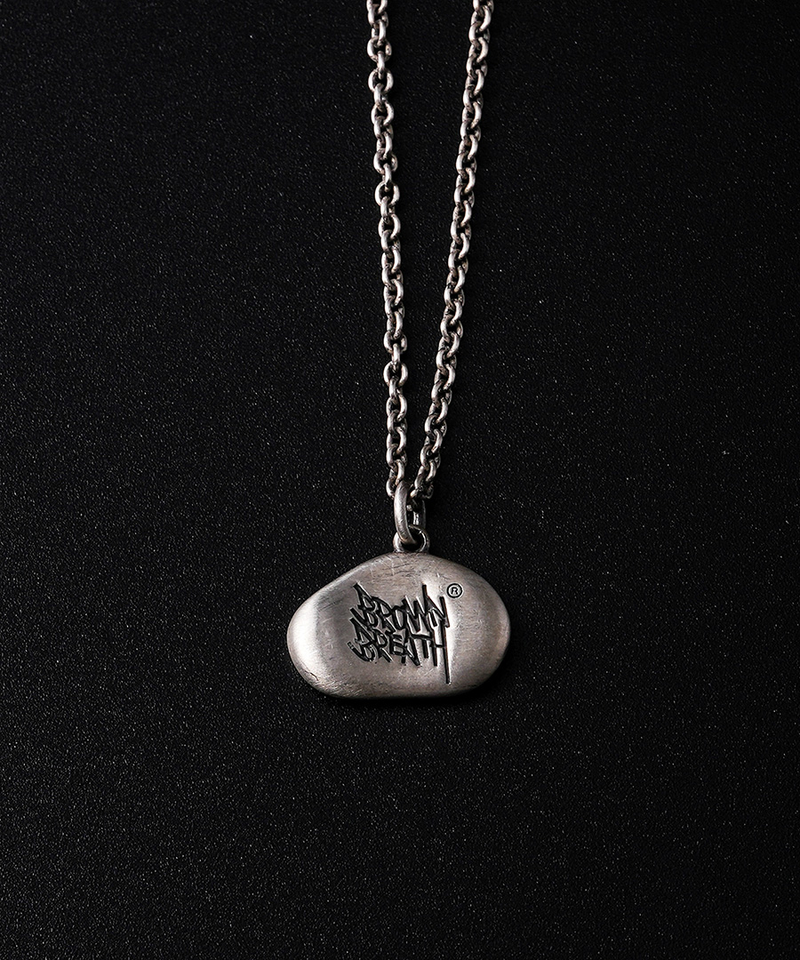 DOUGH SILVER NECKLACE - SILVER brownbreath