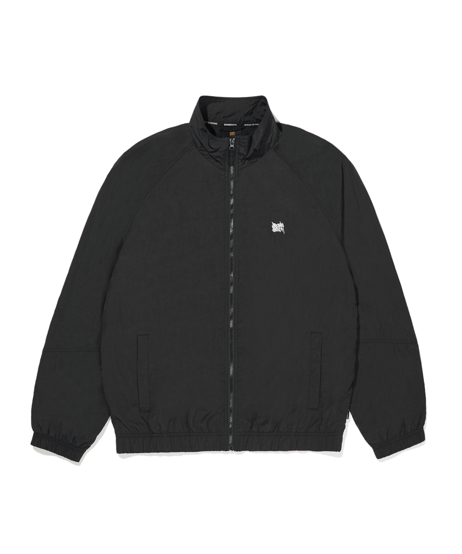 TAG TRACK JACKET - BLACK brownbreath