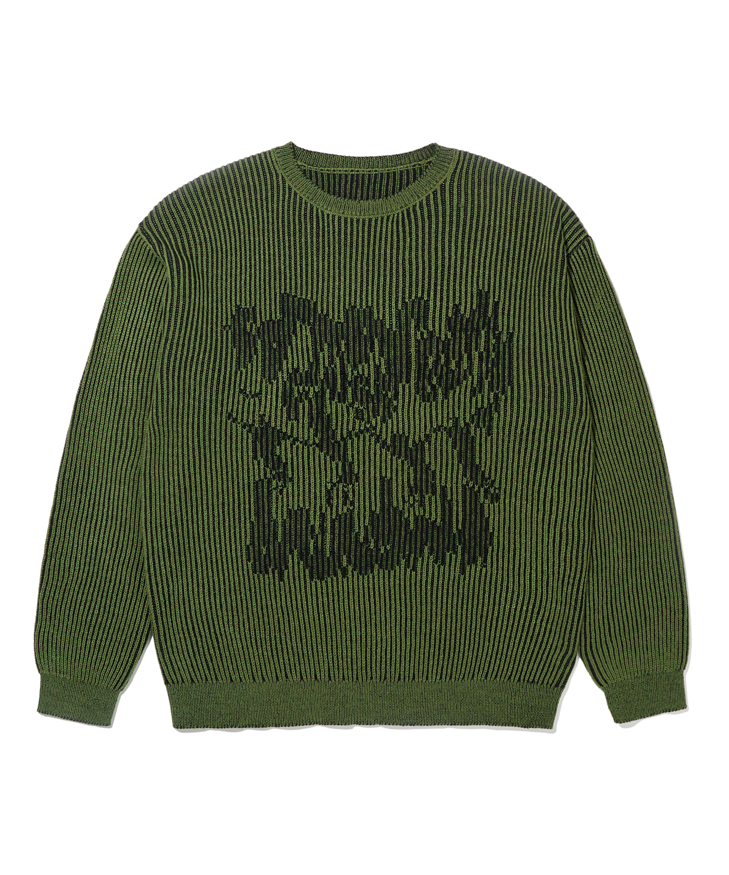 CAUSE KNIT SWEATER - KHAKI brownbreath