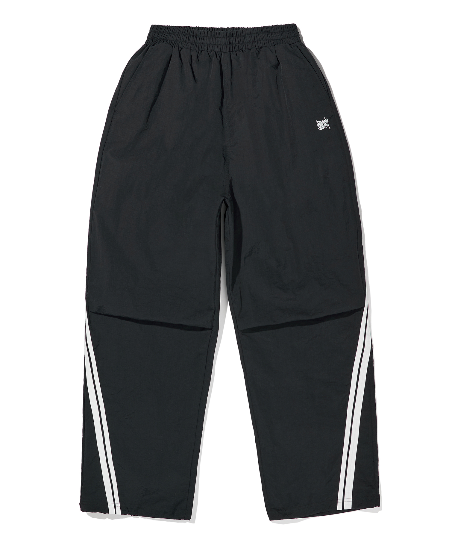 W TRACK PANTS - BLACK brownbreath